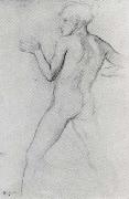 Edgar Degas Study of Boy in Attitude of Defence Spain oil painting artist